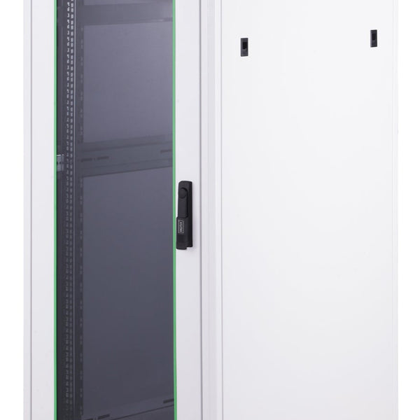 26U Patchkast 600x800x1342 mm (BxDxH) lichtgrijs