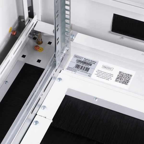 26U Patchkast 800x800x1342 mm (BxDxH) lichtgrijs