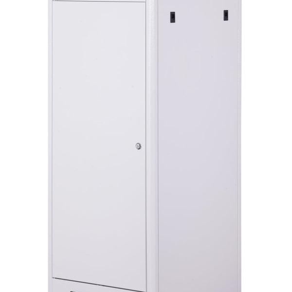 32U Patchkast 600x600x1609 mm (BxDxH) lichtgrijs