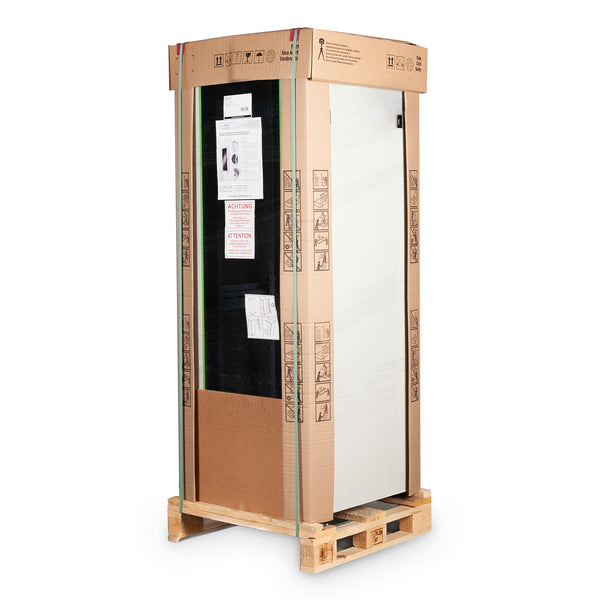 32U Patchkast 600x600x1609 mm (BxDxH) lichtgrijs