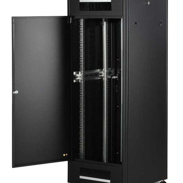 32U Patchkast 600x600x1609 mm (BxDxH) zwart