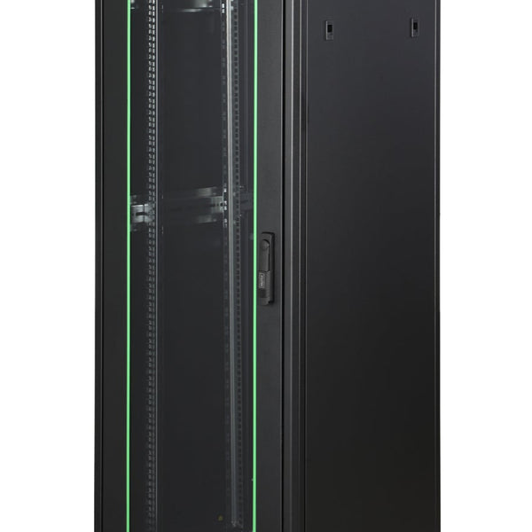 32U Patchkast 600x600x1609 mm (BxDxH) zwart