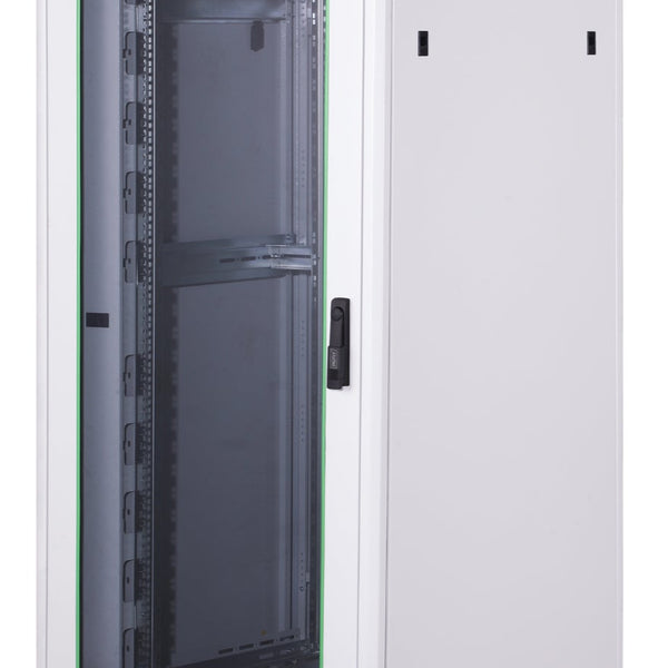 32U Patchkast 800x800x1609 mm (BxDxH) lichtgrijs