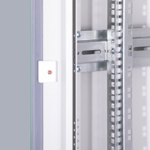 36U Patchkast 600x600x1787 mm (BxDxH) lichtgrijs