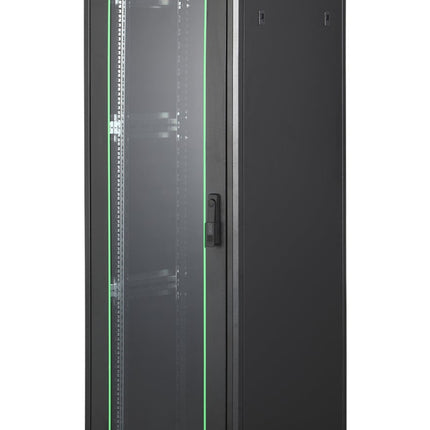 36U Patchkast 600x600x1787 mm (BxDxH) zwart
