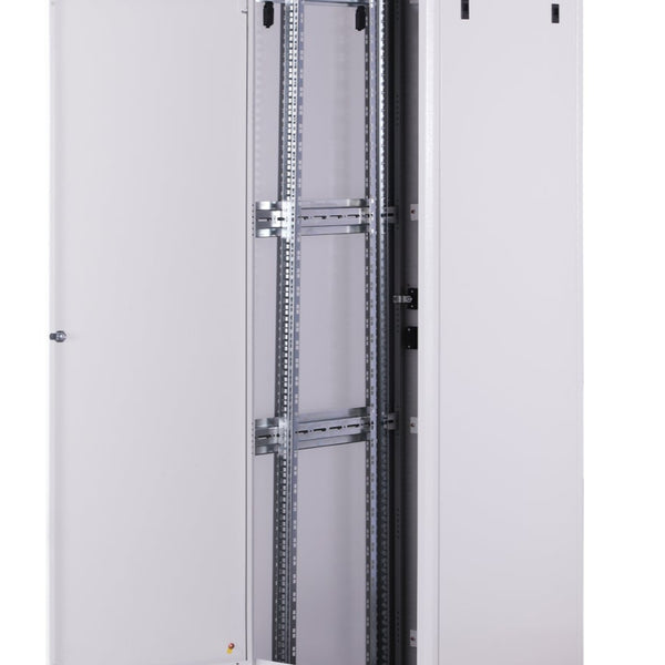42U Patchkast 600x600x2053 mm (BxDxH) lichtgrijs