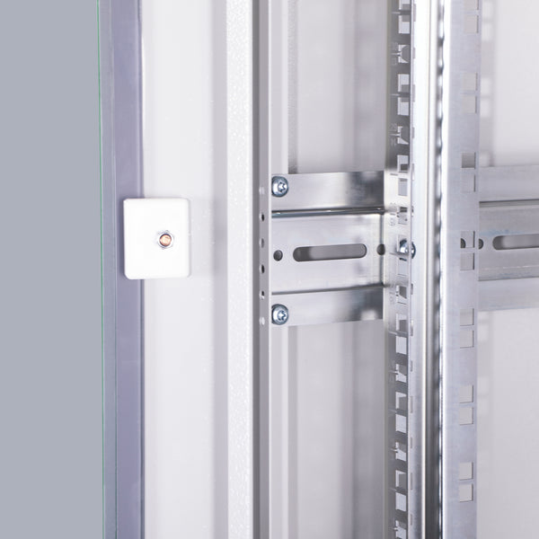 42U Patchkast 600x600x2053 mm (BxDxH) lichtgrijs