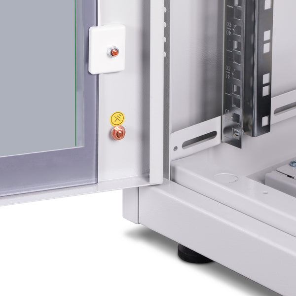 42U Patchkast 600x600x2053 mm (BxDxH) lichtgrijs