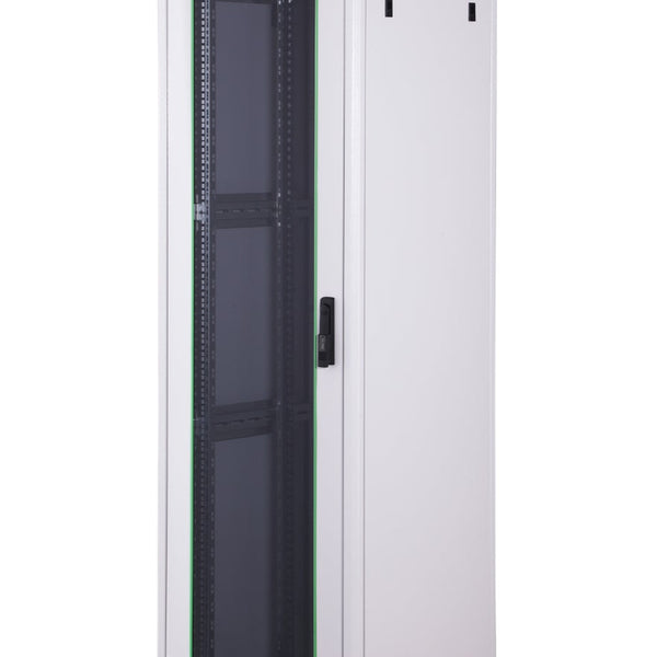 42U Patchkast 600x600x2053 mm (BxDxH) lichtgrijs