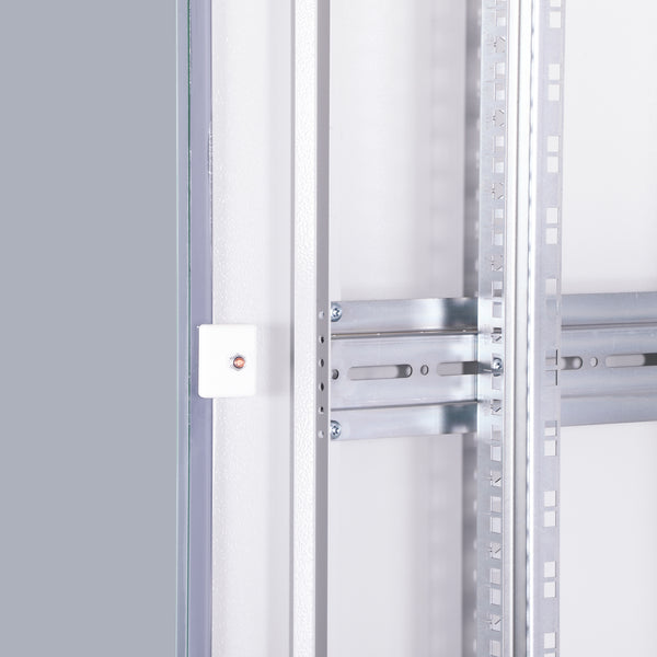 42U Patchkast 600x800x2053 mm (BxDxH) lichtgrijs