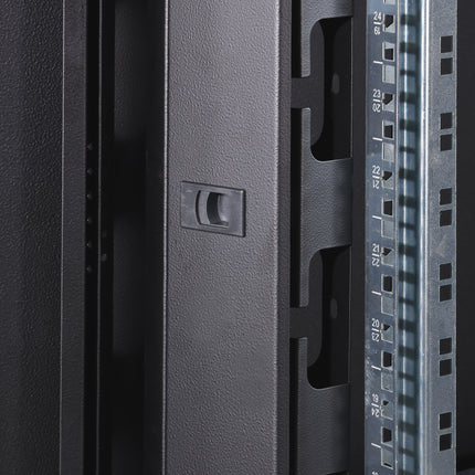42U Patch cabinet 800x1000x2053 mm (WxDxH) black
