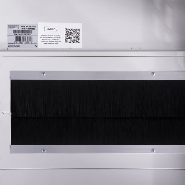42U Patchkast 800x1200x2053 mm (BxDxH) lichtgrijs