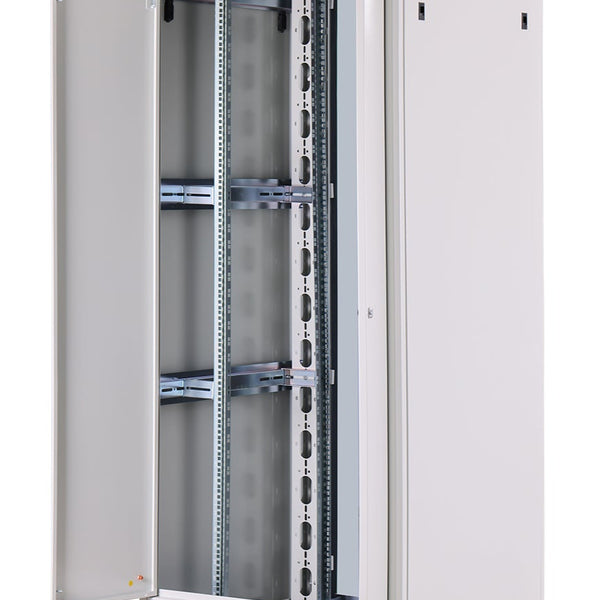 42U Patchkast 800x800x2053 mm (BxDxH) lichtgrijs
