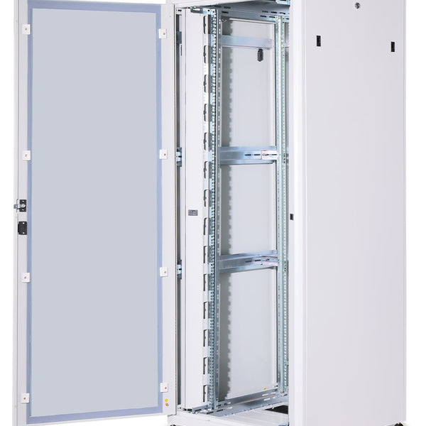 42U Patchkast 800x800x2053 mm (BxDxH) lichtgrijs