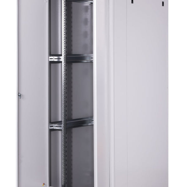 47U Patchkast 800x1000x2244 mm (BxDxH) lichtgrijs