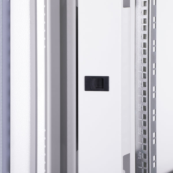 47U Patchkast 800x1000x2244 mm (BxDxH) lichtgrijs