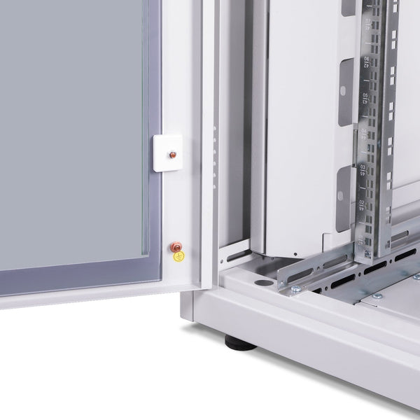 47U Patchkast 800x1000x2244 mm (BxDxH) lichtgrijs