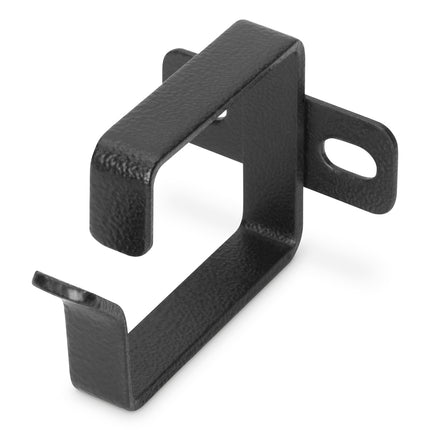 1U cable management bracket 44x60 mm black 10 pieces