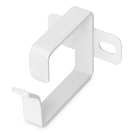 1U cable management bracket 44x60 mm light gray 10 pieces