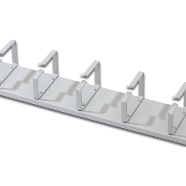 2U metalen rangeerpaneel 5-voudig lichtgrijs