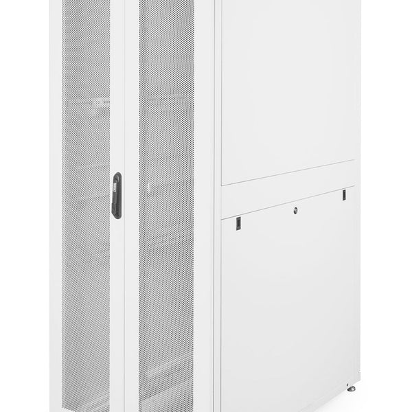 42U serverkast met geperforeerde deuren 800x1200x2050mm (BxDxH) lichtgrijs