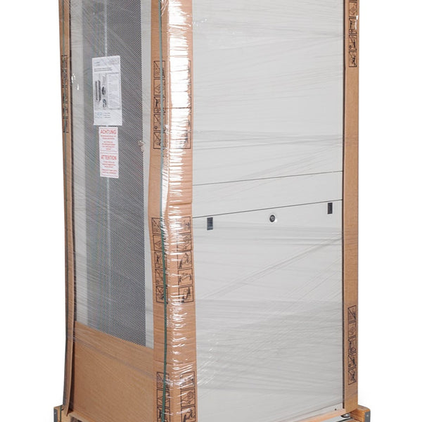 42U serverkast met geperforeerde deuren 800x1000x2050mm (BxDxH) lichtgrijs