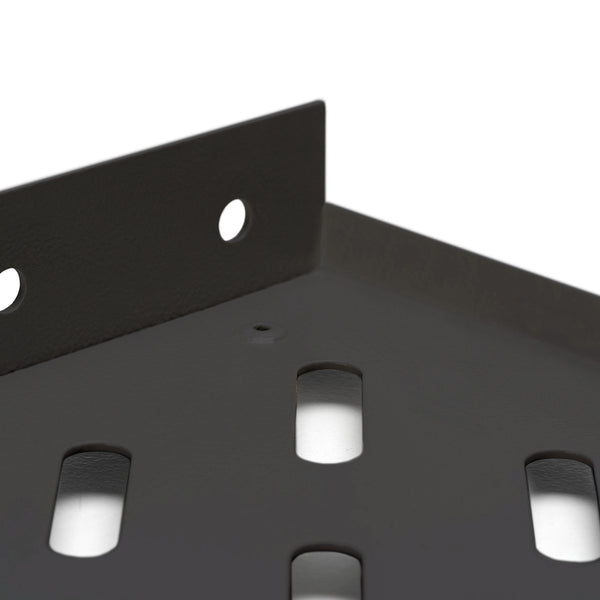 1U legbord 250mm voor kasten vanaf 400mm diepte max. 15 kg zwart