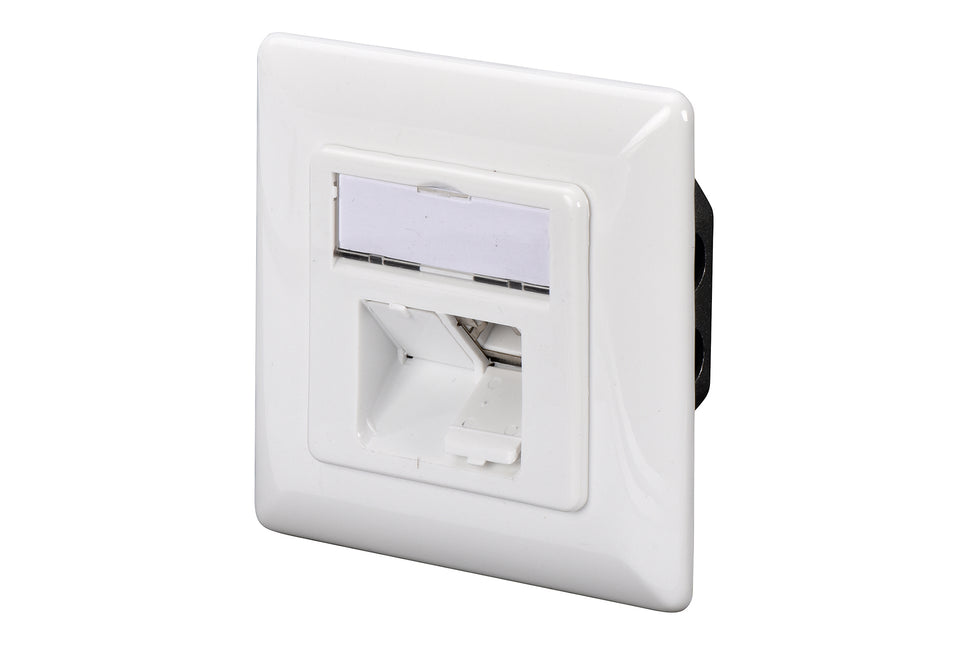 Combi Inbouw + opbouwdoos CAT5e 2x RJ45 afgeschermd LSA