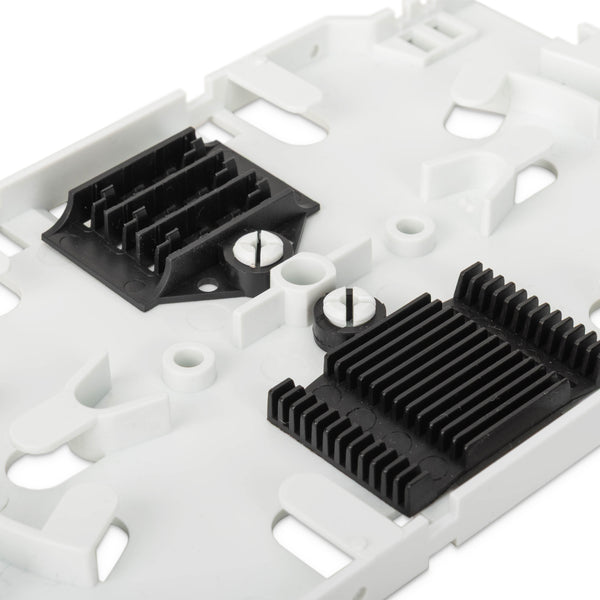 Glasvezel splice cassette voor 12 vezels incl. splicehouder