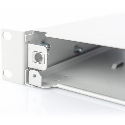 1U Fiber Optic Splice Box Slide-out Quick Lock