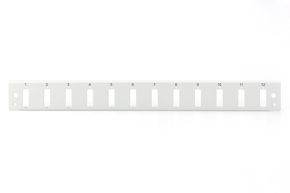 1U Front Panel Quick Lock Fiber Optic 12x SC DX
