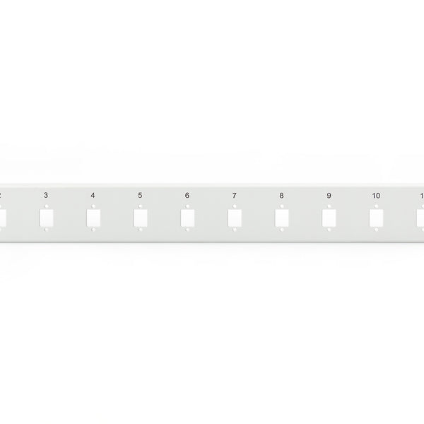 1U Front Panel Quick Lock Fiber 12x LC DX, SC SX, E2000 SX