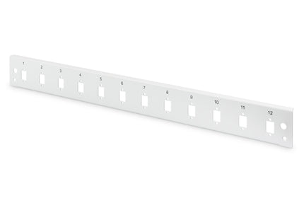1U Front Panel Quick Lock Fiber 12x LC DX, SC SX, E2000 SX