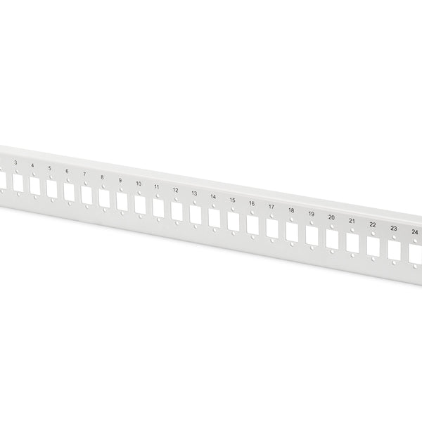 1U Steel Front Panel Fiber Optic 24 LC/DX Couplers