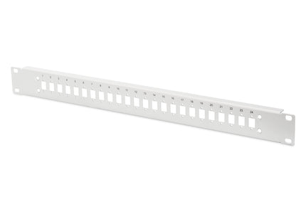 1U Steel Front Panel Fiber Optic 24 LC/DX Couplers