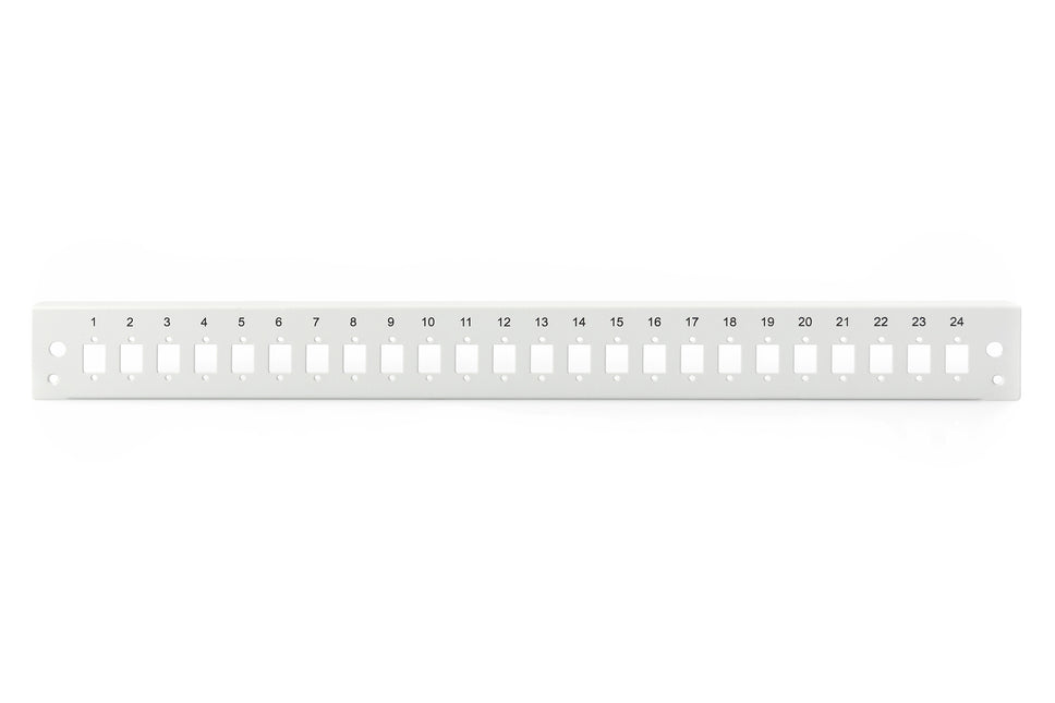 1U Front Panel Quick Lock Fiber Optic 24x LC DX, SC SX, E2000 SX