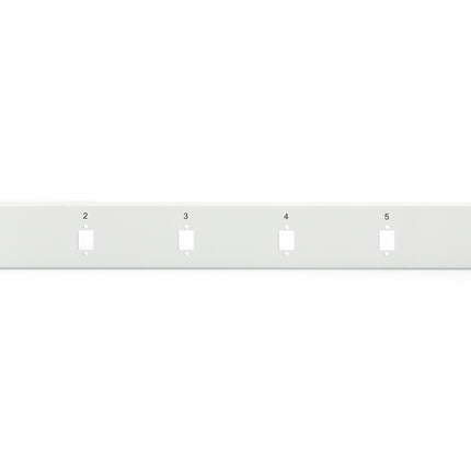 1U Front Panel Quick Lock Fiber Optic 6x SC SX, LC DX