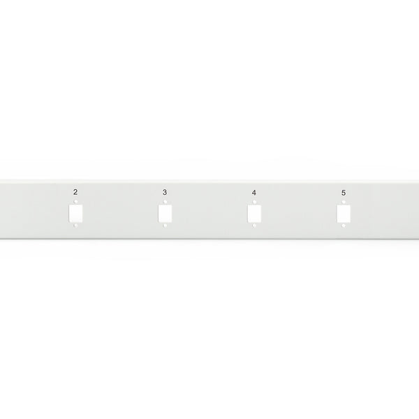 1U Front Panel Quick Lock Fiber Optic 6x SC SX, LC DX