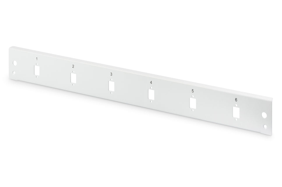 1U Front Panel Quick Lock Fiber Optic 6x SC SX, LC DX