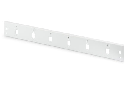 1U Front Panel Quick Lock Fiber Optic 6x SC SX, LC DX