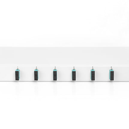 Fiber optic patch panel mounted 6 ports SC OM3