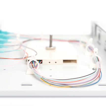 Fiber optic patch panel mounted 6 ports SC OM3