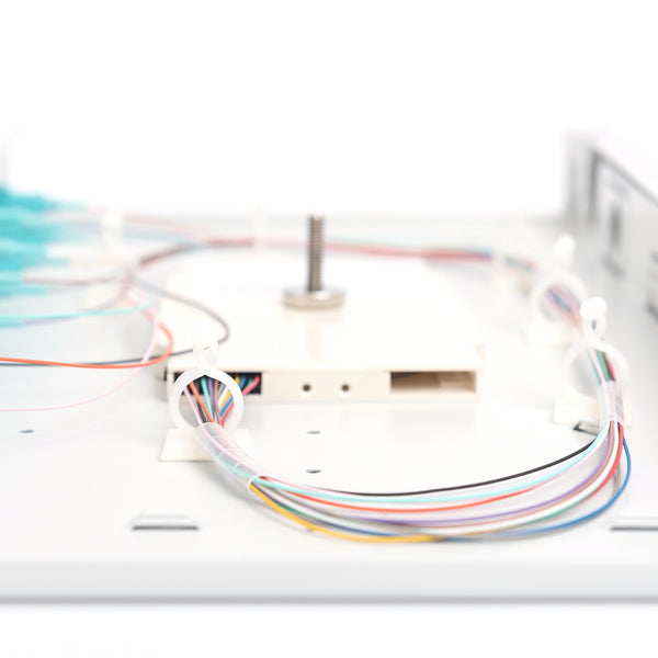 Fiber optic patch panel mounted 6 ports SC OM3