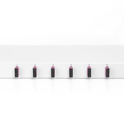 Fiber optic patch panel mounted 6 ports SC OM4