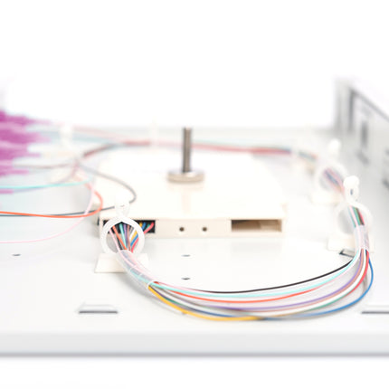 Fiber optic patch panel mounted 6 ports SC OM4