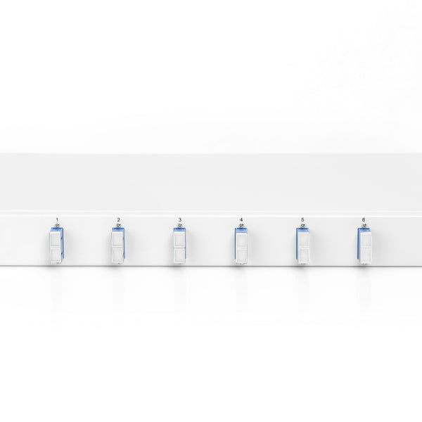 Fiber optic patch panel mounted 6 ports SC OS2
