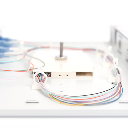 Fiber optic patch panel mounted 6 ports SC OS2