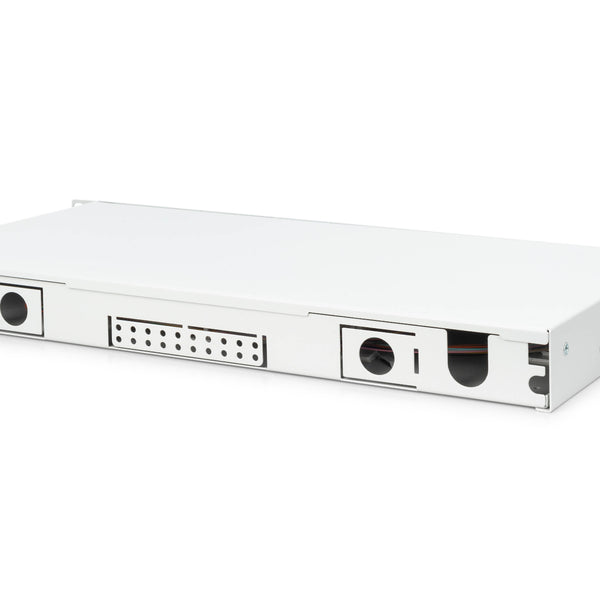 Fiber optic patch panel mounted 12 ports SC OS2