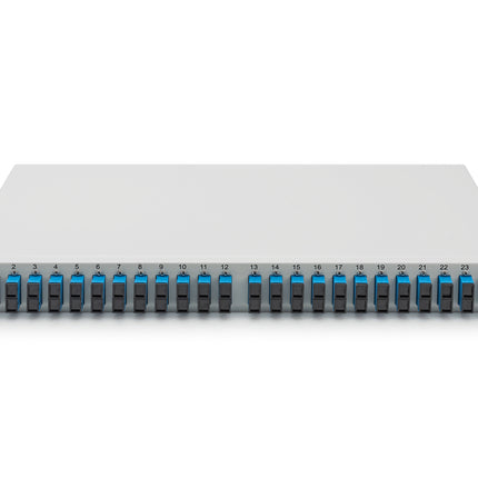 Fiber optic patch panel mounted 24 ports SC OS2