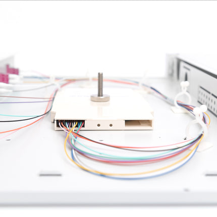 Fiber optic patch panel mounted 6 ports LC OM4